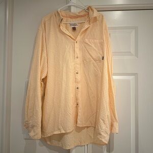 simms orange long sleeve fishing shirt